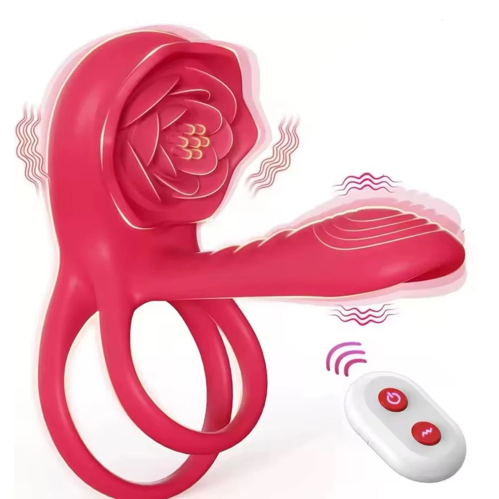 Rose Penis Ring Vibrator