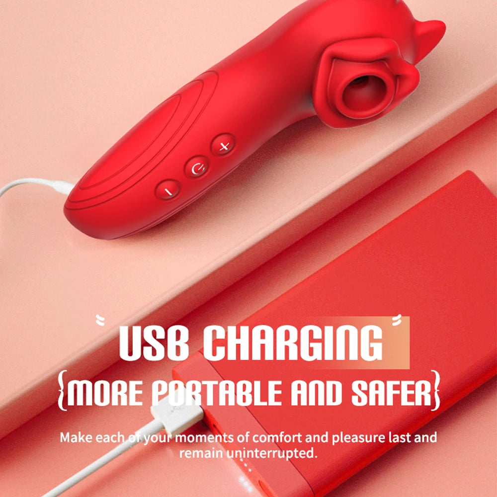Sucking Rose Vibrator Adult Sex Toys