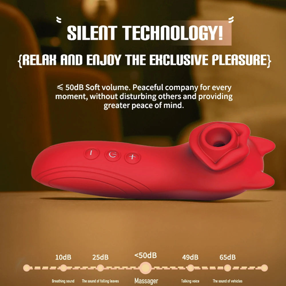 Sucking Rose Vibrator Adult Sex Toys