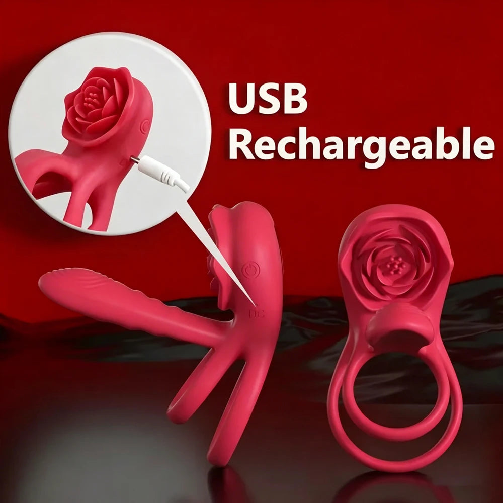 Rose Penis Ring Vibrator