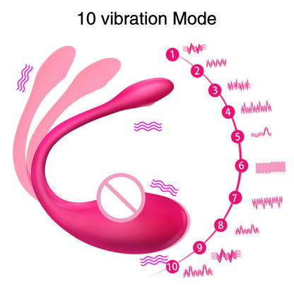 Wireless Bluetooth Vibrator for Vaginal Woman Anal Sexy Sex Toy Rose for Adults Female