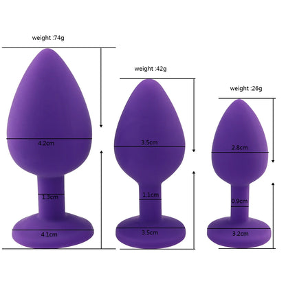 Anal Dildo Butt Plug Anal Training Sets Anal Plug Dildos Sex Toys