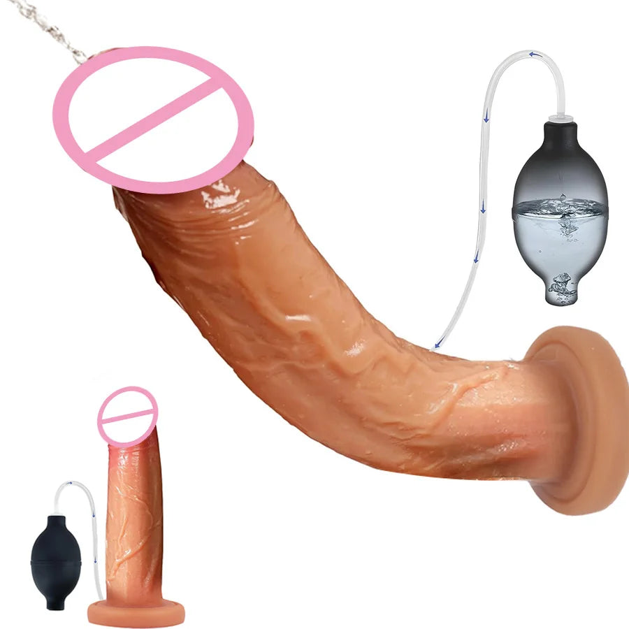 The realistic shaft with its squeeze bulb and tube attached