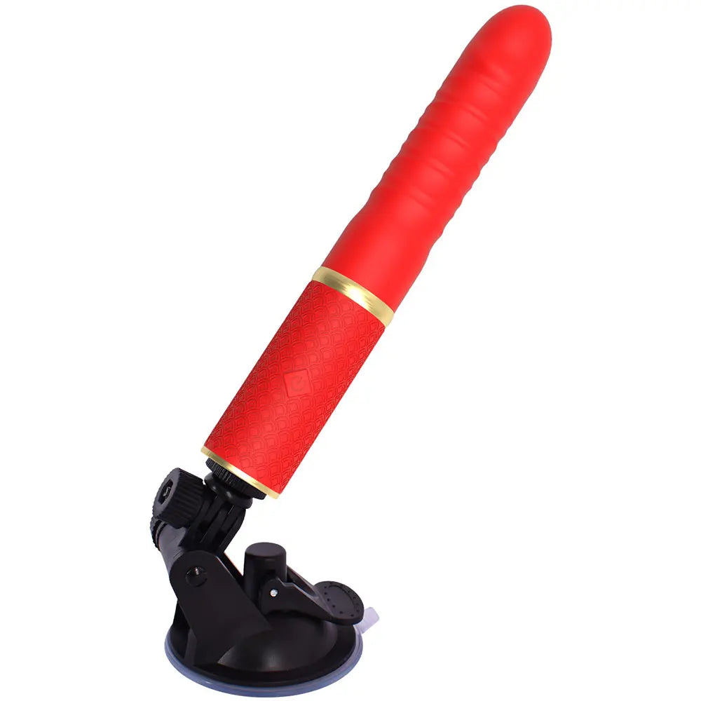 The thrusting dildo and its suction mount
