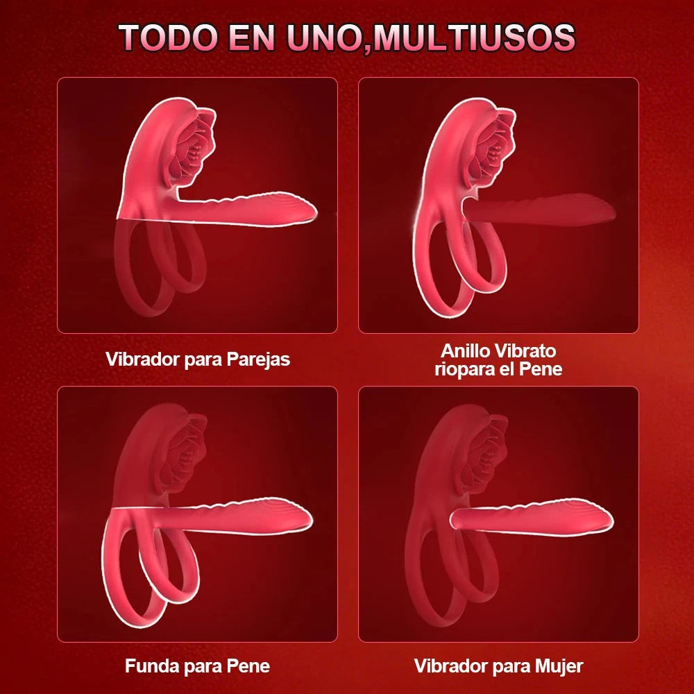 Rose Penis Ring Vibrator