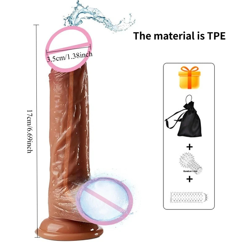 Supplier size diagram for the TPE option: 3.5 cm across, 17.5 cm long