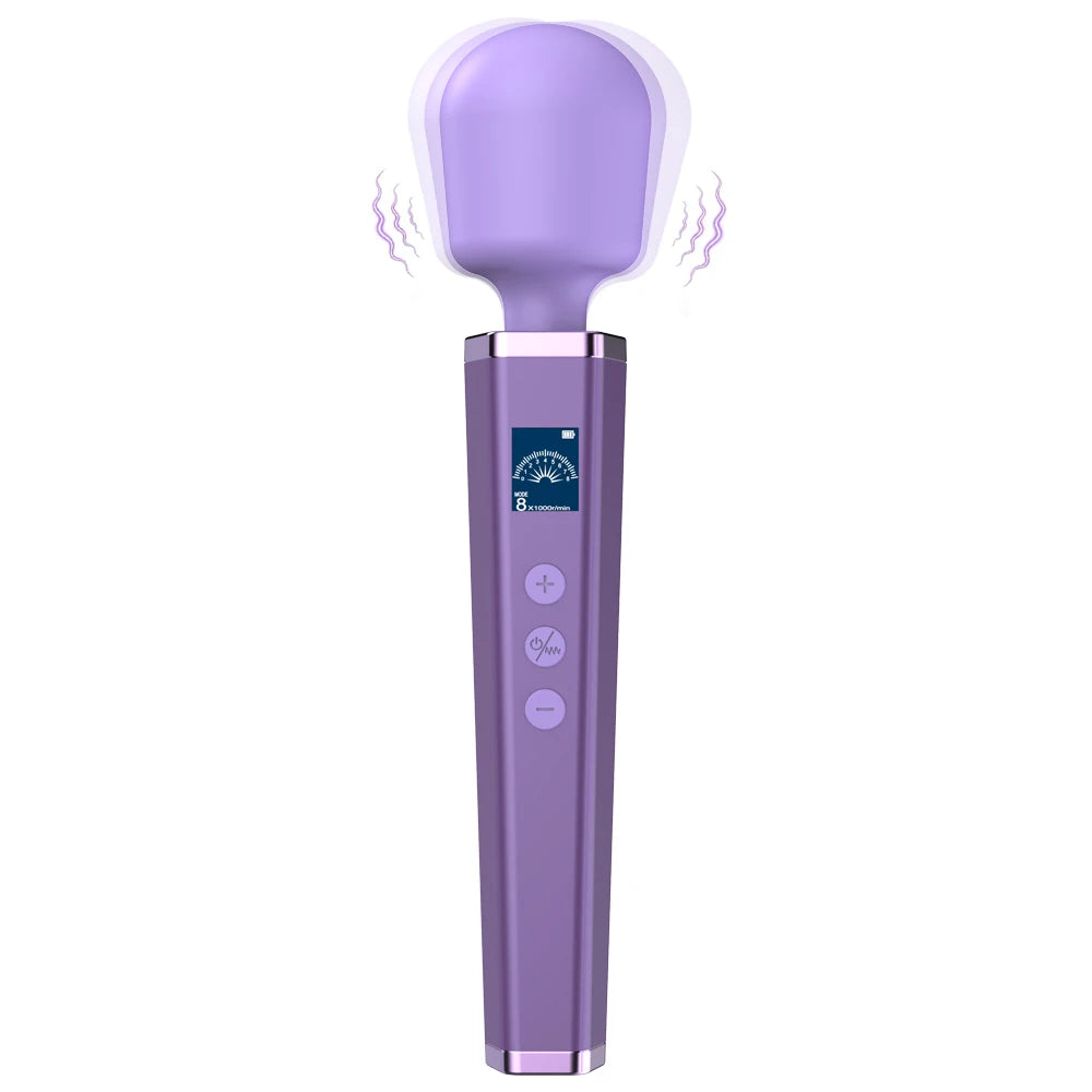 The purple wand photographed on its own